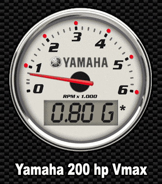 Fuel economy of 200 hp boat motor - Yamaha