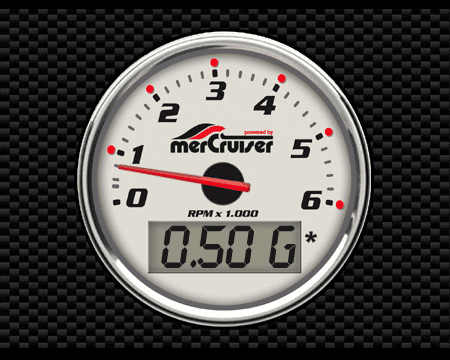 MerCruiser 3.7 fuel consumption chart