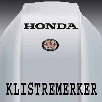 Honda Klistremerker Påhengsmotor