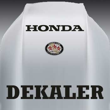 Honda dekaler utombordare