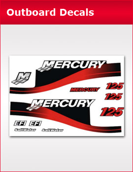 Mercury Outboard Decals