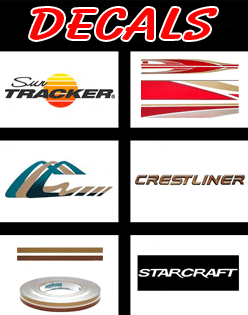 Pontoon boat decals