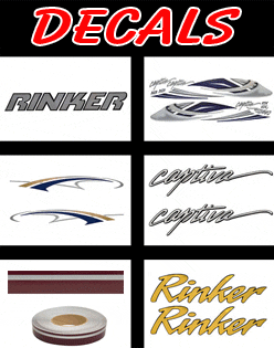 Rinker boat decals