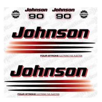 Johnson Outboard 90 decals