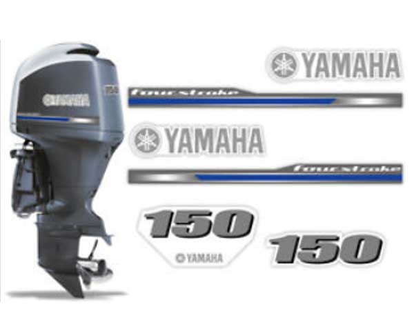 Yamaha F150 dekaler utombordare
